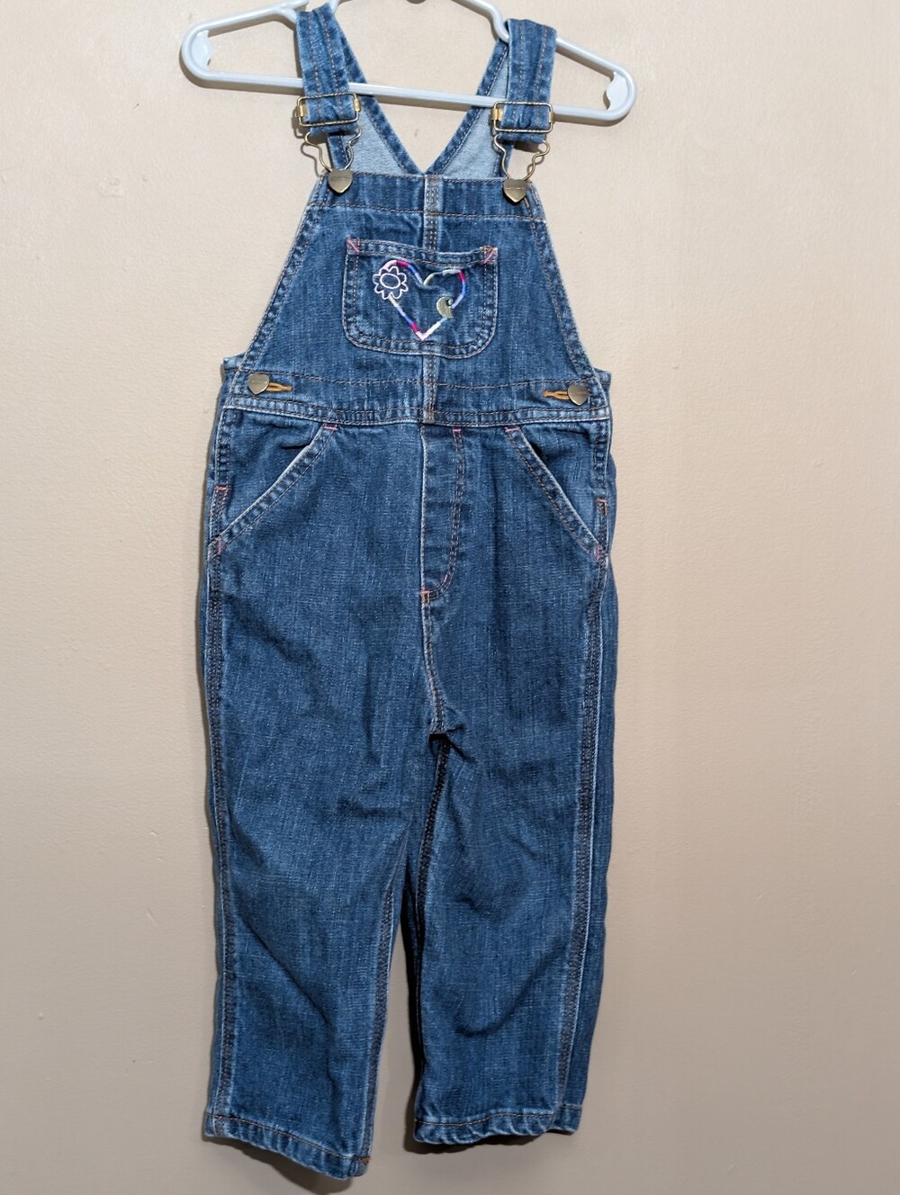 Vintage 2T Girls Carhartt Overalls